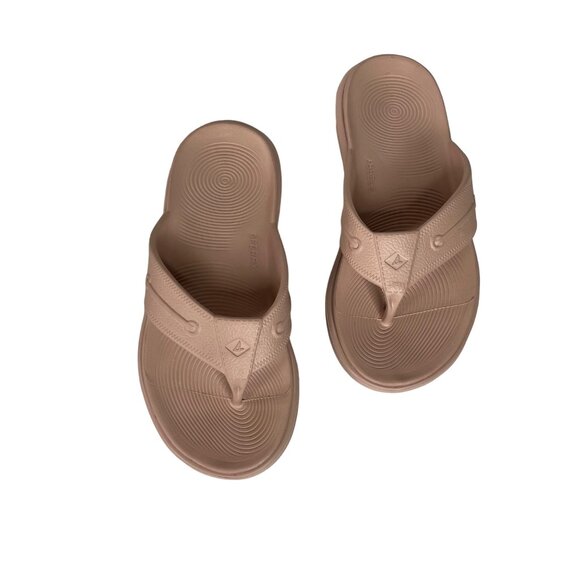 Sperry Thong Flip Flop Sandals Womens Size 6 Pink Rubber Summer - Picture 3 of 13